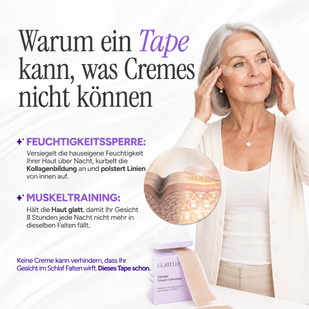 Glatelle™ Silikon-Kollagen-Tape